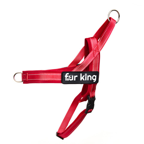 Fur King Signature Quick Fit Harness Small Red