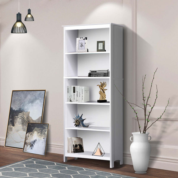 Beanca 5 Shelf Bookcase Bookshelves