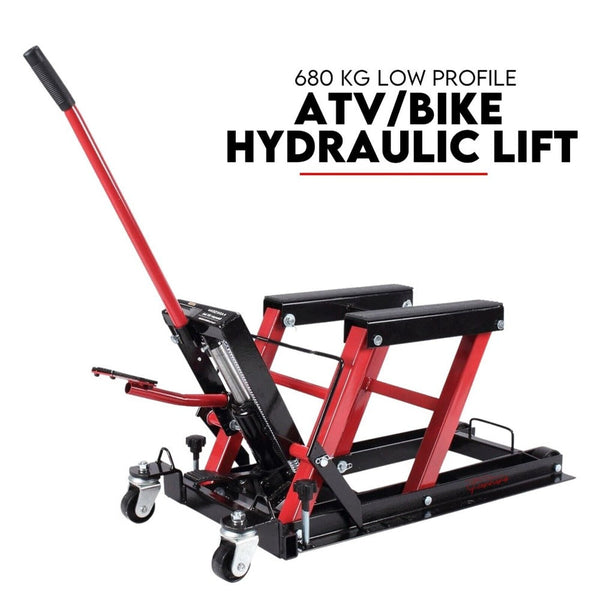 Fiernero Motorcycle 680Kg Bike Lift Stand Jack Hoist Atv Hydraulic Super Low Profile Motorcycle Lifts & Jacks