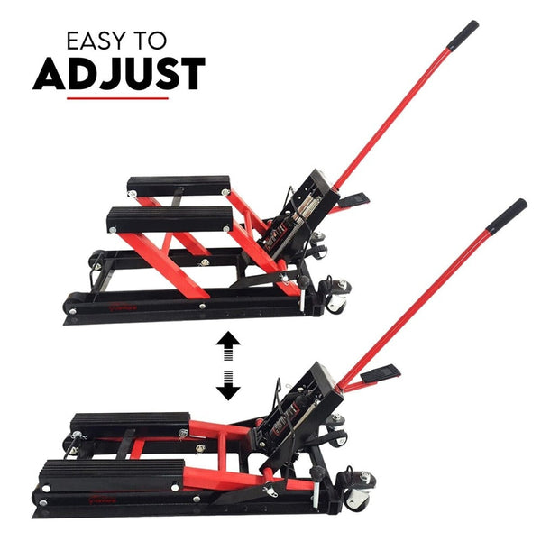 Fiernero Motorcycle 680Kg Bike Lift Stand Jack Hoist Atv Hydraulic Super Low Profile Motorcycle Lifts & Jacks