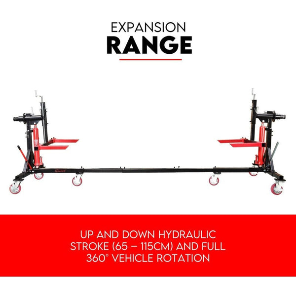 Fiernero Car Rotisserie Hydraulic Auto Body Frame Repair Restoration 8 Tonne Other Shop Equipment