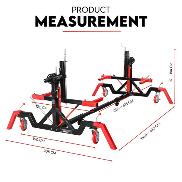 Fiernero Car Rotisserie Hydraulic Auto Body Frame Boat Repair Restoration 4500Lbs Other Auto Tools & Supplies