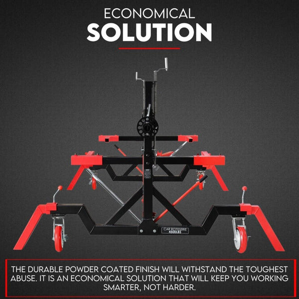 Fiernero Car Rotisserie Hydraulic Auto Body Frame Boat Repair Restoration 4500Lbs Other Auto Tools & Supplies