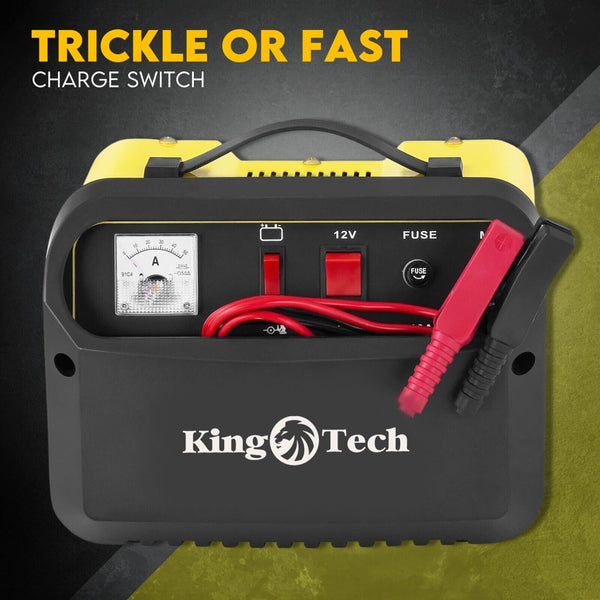 Kingtech 2In1 Car Battery Charger Jump Starter 12V 24V 40A Atv Boat Tractor Jump Starters
