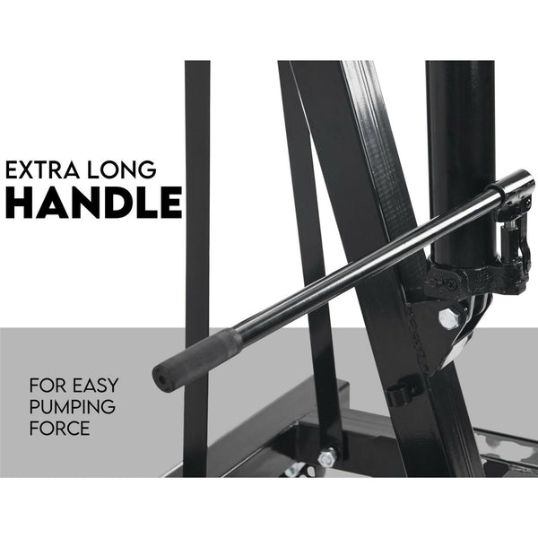 Tradesman 2 Ton Hydraulic Engine Crane Folding Hoist Stand Mobile Garage Workshop Engine Hoists