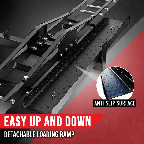 Motorbike Ramps Spartan Motorcycle Motorbike Carrier Rack Towbar Arm Dirt Bike Ramp