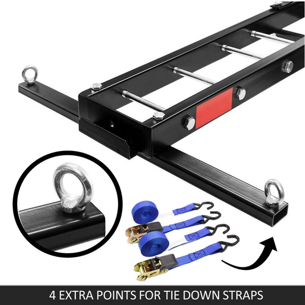 Spartan Motorcycle Motorbike Carrier Rack Towbar Arm Dirt Bike Ramp Brake Lights Motorbike Ramps