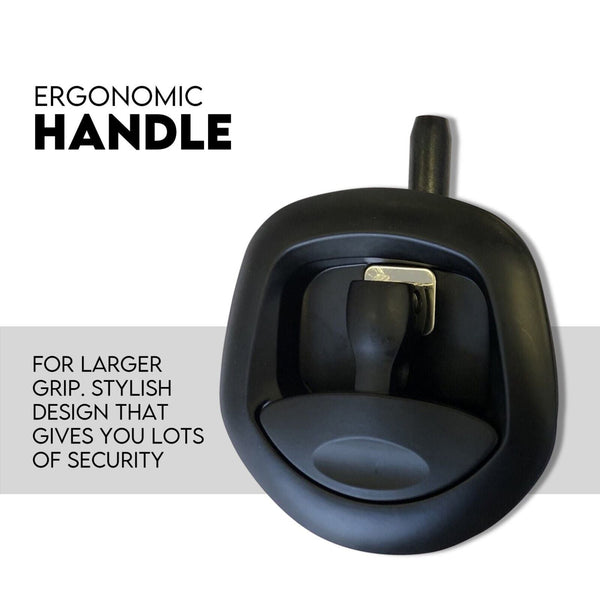 Robusto Black Whale Tail Handle Lock Latch/Compression Trailer Ute Toolbox Tool Boxes