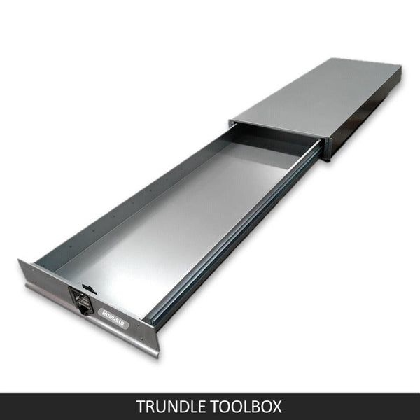 Under Tray Tool Box Trundle Drawer 1500 Mm Ute Dual Extra Cab Toolbox