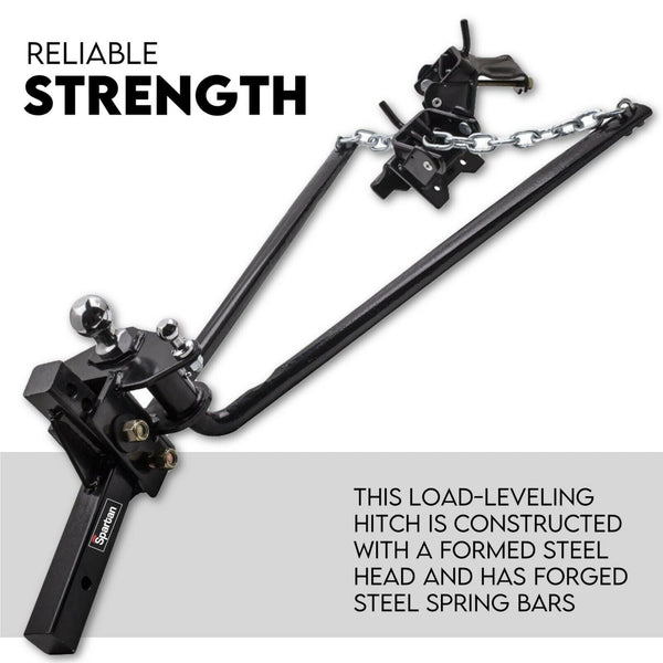 Spartan Weight Distribution Hitch System Load Leveller Anti Sway Bars 800Lb Caravan Parts Accessories