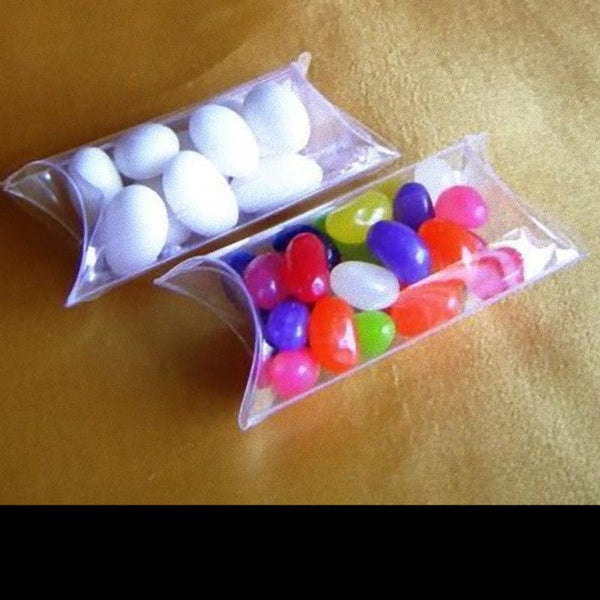 My Decorations 100 Pack Of Pillow Rectangle Shaped Gift Box Wedding Or Product Bomboniere Jewelry Party Favor Model Candy Chocolate Soap Gift Boxes