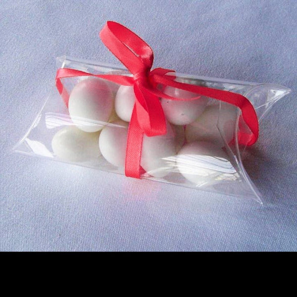 My Decorations 100 Pack Of Pillow Rectangle Shaped Gift Box Wedding Or Product Bomboniere Jewelry Party Favor Model Candy Chocolate Soap Gift Boxes