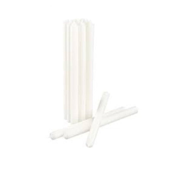 My Decorations 100 Wholesale Pack White Wax 20Cm Taper Church House Vigil Candleabra 2Cm Wide Seasonal Decorations