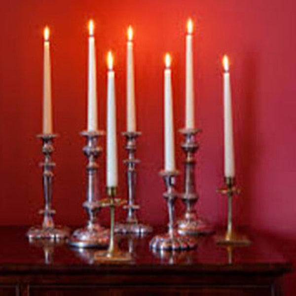 My Decorations 100 Wholesale Pack White Wax 20Cm Taper Church House Vigil Candleabra 2Cm Wide Seasonal Decorations