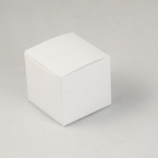 My Decorations 100 Pack Of White 8X8x8cm Square Cube Card Gift Box Folding Packaging Small Rectangle/Square Boxes For Wedding Jewelry Party Favor Mode