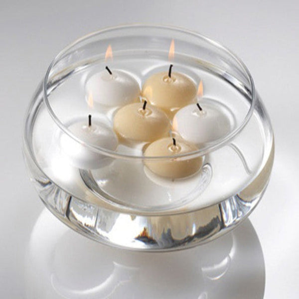 My Decorations 100 Pack Of 6 Hour White Floating Candles 5.8Cm Diameter Wedding Party Seasonal Decorations