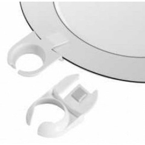 100 Pack Of 75Mm White Wine Glass Dinner Lunch Plate Clip Holder - Stand Up Buffet Party Promotion Merchandise Gift