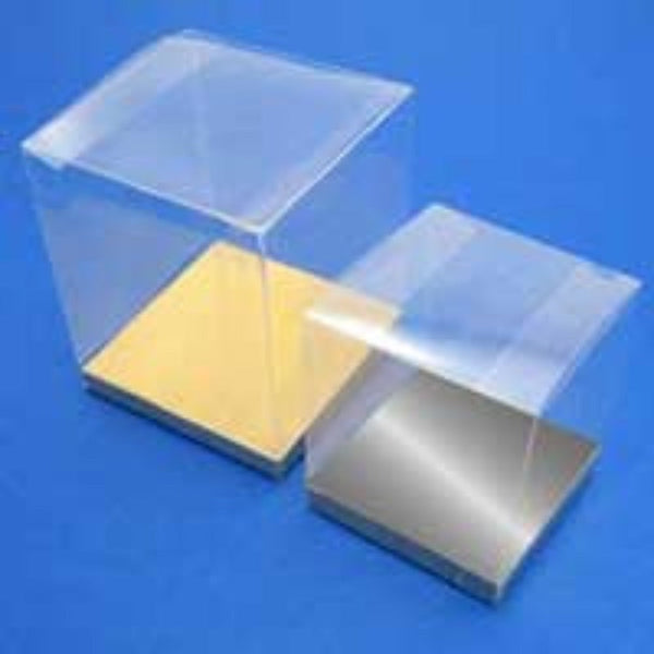 My Decorations 20 Piece Pack Pvc Clear See Through Plastic 15Cm Square Cube Box Large Bomboniere Product Exhibition Gift Gift Boxes