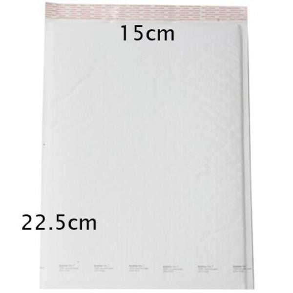 My Decorations 50 Piece Pack 22.5Cm X 15Cm White Bubble Padded Envelope Bag Post Courier Parcel Small Self Seal Padded Envelopes