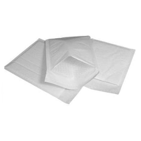 50 Piece Pack - 28 X 23Cm White Bubble Padded Envelope Bag Post Courier Mailer Shipping Safe Fragile Self Seal