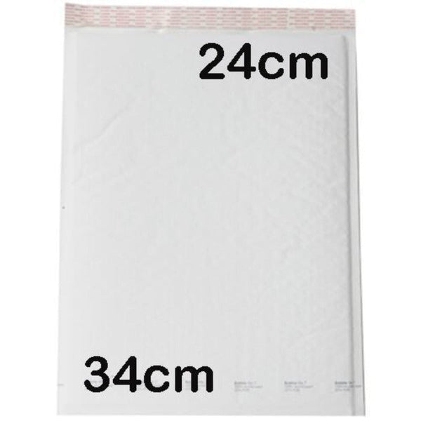 My Decorations 100 Piece Pack 340X240mm Large Bubble Padded Envelope Bag Post Courier Mailing Parcel Self Seal Padded Envelopes