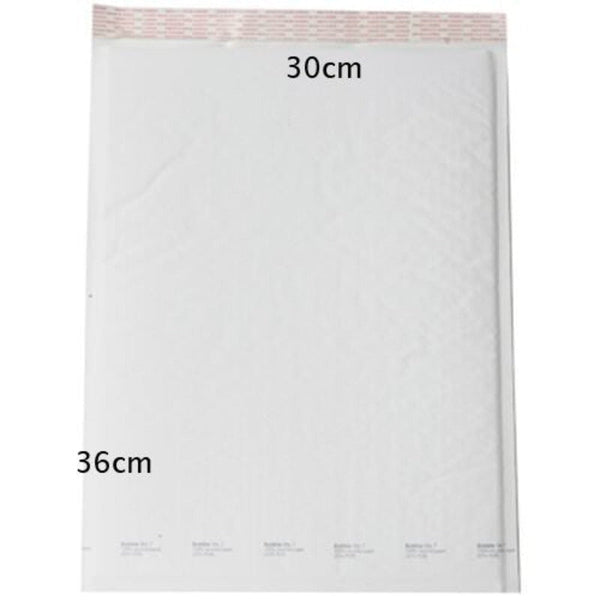 My Decorations 25 Piece Pack 360X300mm White Bubble Padded Bag Post Courier Parcel Mailer Envelope Padded Envelopes