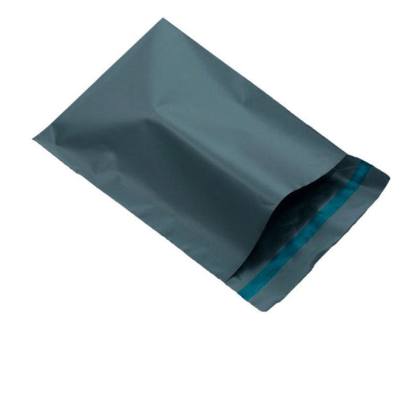 100 Bulk Buuy Pack - 400X300 Mm Grey Plastic Mailing Satchel Courier Bag Poly Postage Shipping Self Seal