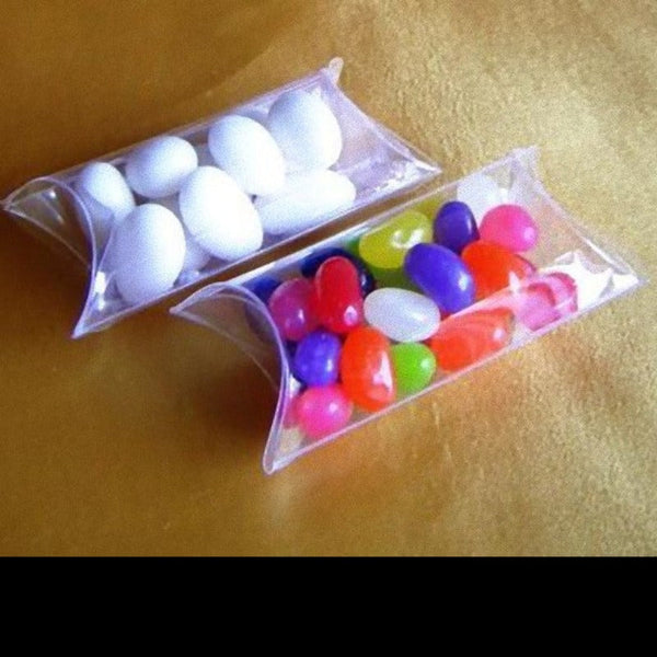 My Decorations 50 Pack Of Pillow Rectangle Shaped Gift Box Wedding Or Product Bomboniere Jewelry Party Favor Model Candy Chocolate Soap Gift Boxes