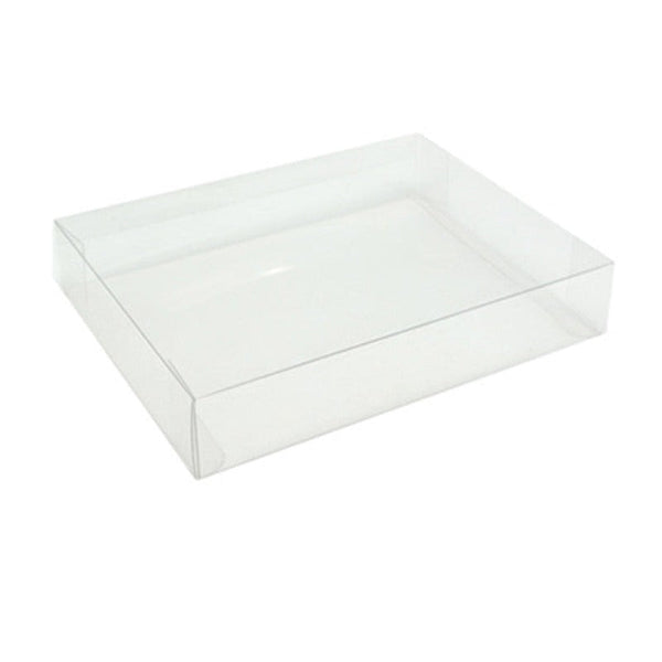 My Decorations 50 Pack Of 15*15*4Cm Clear Pvc Plastic Folding Packaging Small Rectangle/Square Boxes For Wedding Jewelry Gift Party Favor Model Candy