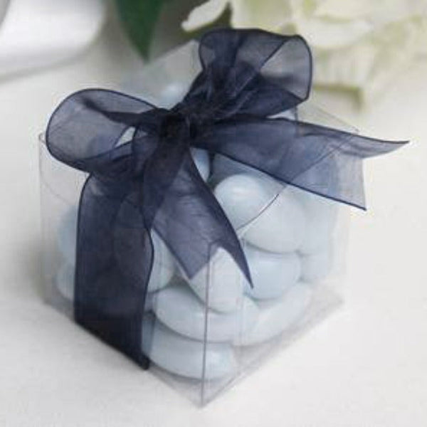 My Decorations 50 Pack Of 8Cm Square Cube Product Showcase Clear Plastic Shop Display Storage Packaging Box Gift Boxes