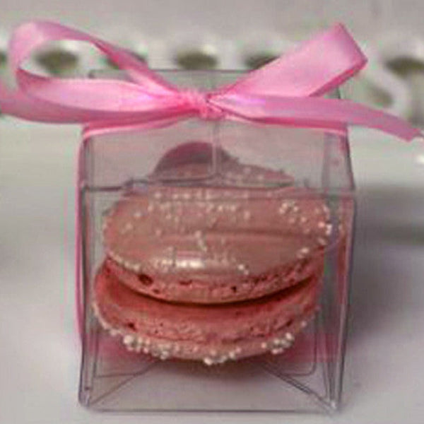 My Decorations 50 Pack Of 8Cm Square Cube Product Showcase Clear Plastic Shop Display Storage Packaging Box Gift Boxes