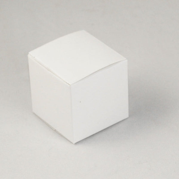 My Decorations 50 Pack Of White 5X5x8cm Square Cube Card Gift Box Folding Packaging Small Rectangle/Square Boxes For Wedding Jewelry Party Favor Model