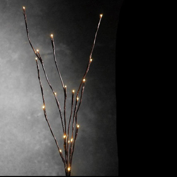 My Decorations 5 Sets Of Led Light Bunch Stem Warm White Battery Fairy Lights 50Cm High 20 Bulbs/Petals Seasonal Decorations