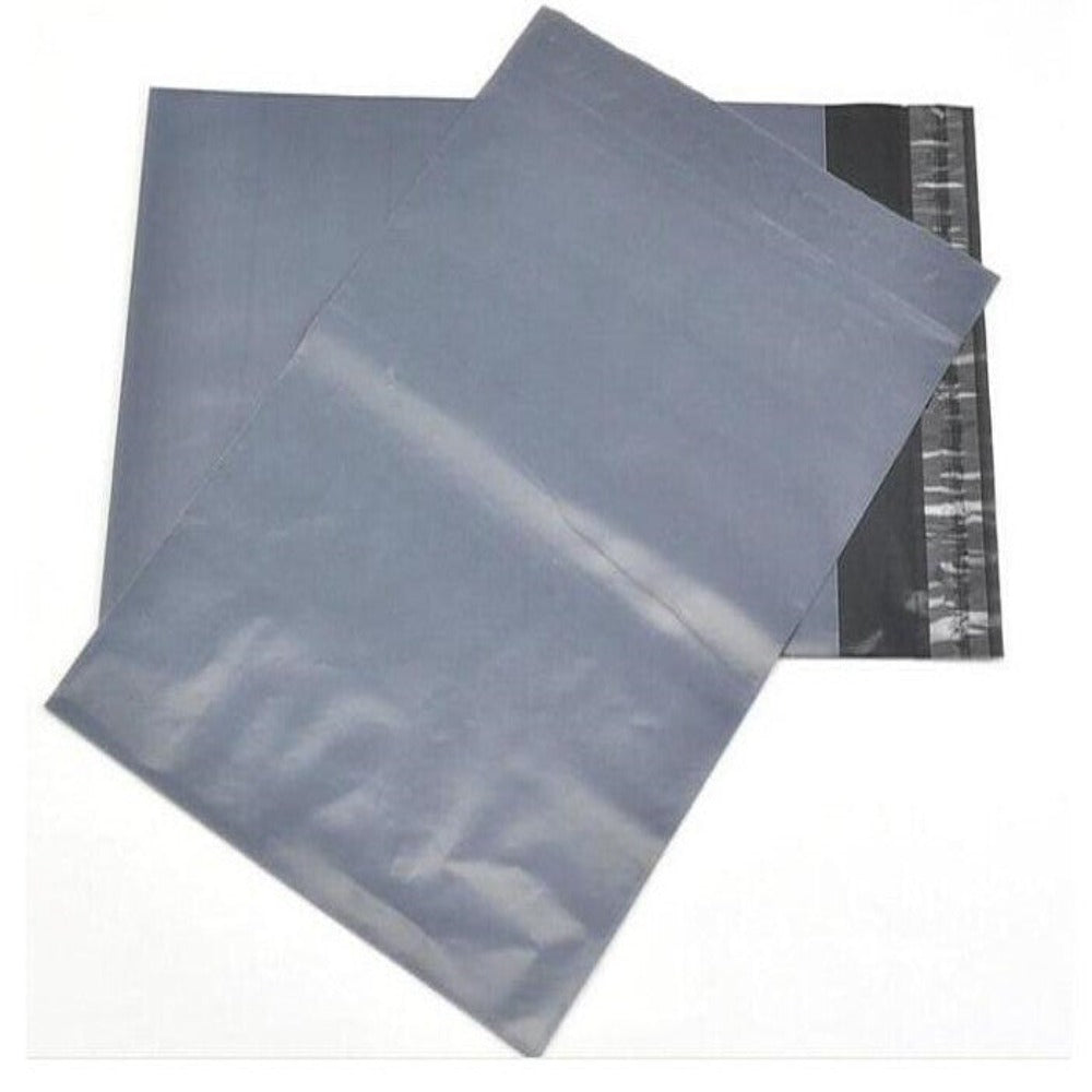 My Decorations 100 Bulk Buy Pack 600X450 Mm Large Grey Plastic Mailing Satchel Courier Bag Parcel Poly Postage Self Seal Padded Envelopes