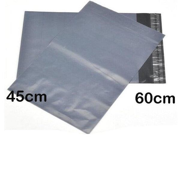 My Decorations 50 Pack 600X450 Mm Large Grey Plastic Mailing Satchel Courier Bag Parcel Poly Postage Self Seal Other Envelopes & Mailers