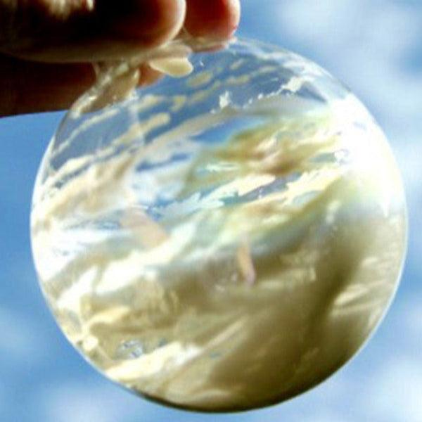 My Decorations 24 Bulk Buy Pack Of Glass Bauble 10Cm Diameter Round Clear With Silver Cap Table Or Tree Centrepice Personal Memory Theme Craft Gift Pa