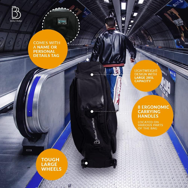 Brother By Nooyah Bike Travel Bag Case Plane Boat Shipping Transport Fits Cross Country All Mountain Mtb Tt Road Triathlon 29Er 700C Bicycle Transport