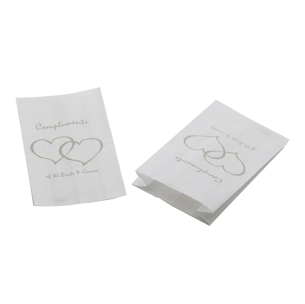 Wedding Cake Bags Greaseproof Wax Paper Slice Take Home Favour Food Storage Containers