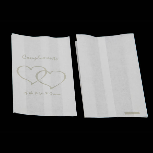 Wedding Cake Bags Greaseproof Wax Paper Slice Take Home Favour Food Storage Containers