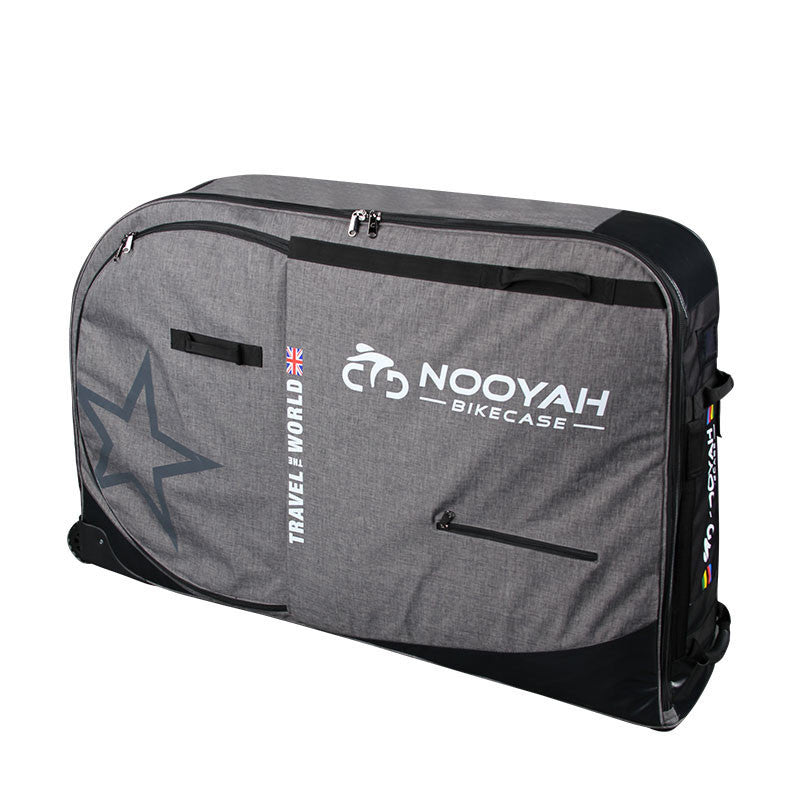 Nooyah Bike Travel Bag Case Plane Boat Transport Fits Cross Country All Mountain Mtb Tt Road Triathlon 29Er 700C Bicycle Transport Cases & Bags