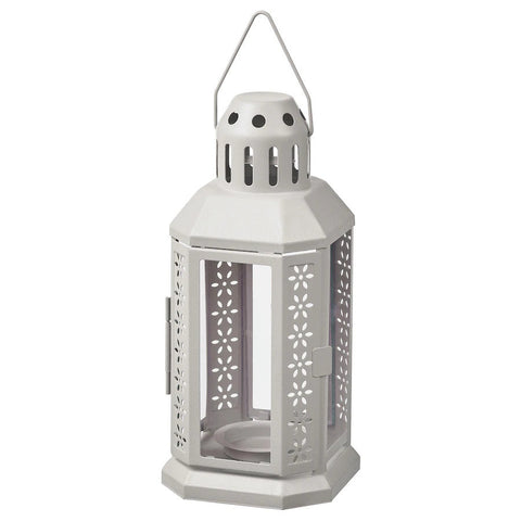 My Decorations 5 Pack Of Grey Metal Miners Lantern Summer Wedding Home Party Room Balconey Deck 21Cm Tealight Candle