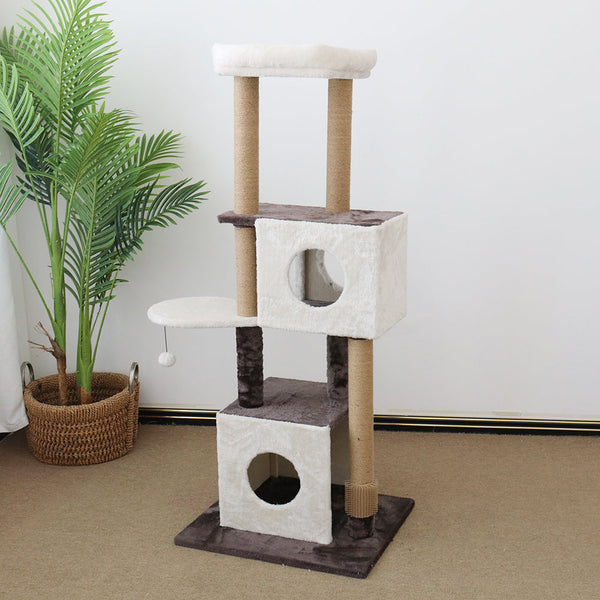 Catio Deluxe Multi-Function Three-Level Dual Scratching Tree 141Cm