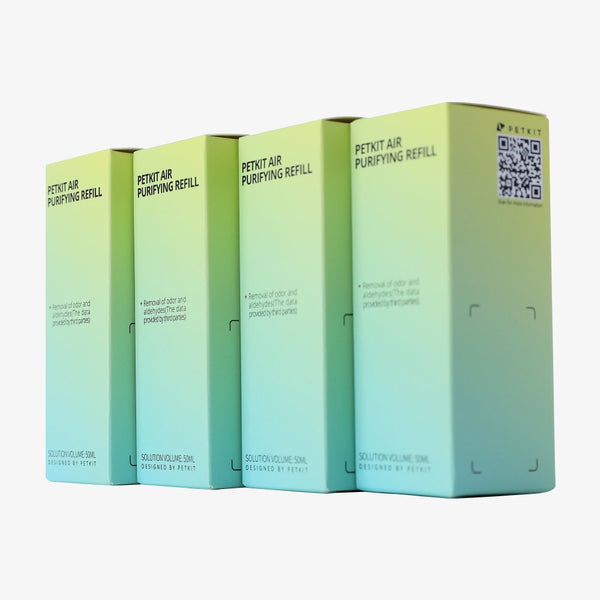 Petkit Concentrated Air Purifying Refill 50Ml X4 (Essential Replacement For Pura Automated Litter Box) Cat Litter