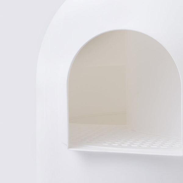 Pidan Igloo Cat Litter Box White Litter Trays