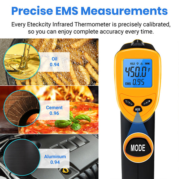 Etekcity Infrared Thermometer 1080 2 Pack Infrared & Laser Thermometers