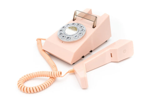 Gpo Retro Trim Phone Push Button - Pink