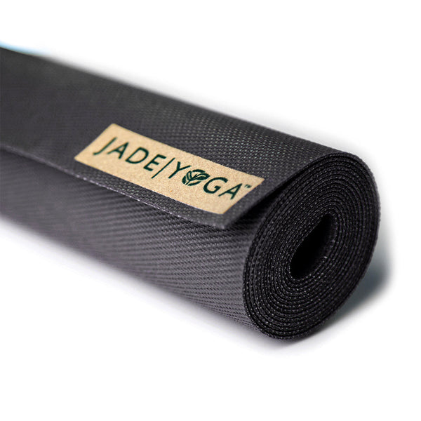 Jade Yoga Voyager Mat Black Mats & Non Slip Towels
