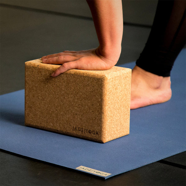 Jade Yoga Cork Block - Large