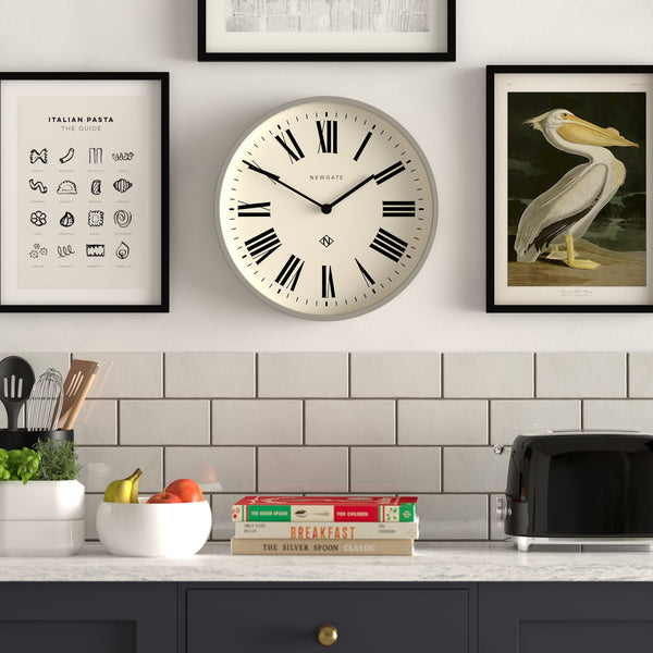 Newgate Number Three Italian Grey Wall Clocks