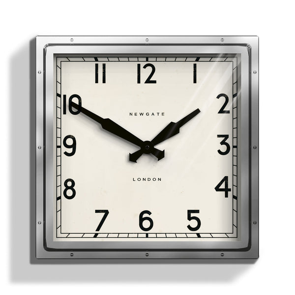 Newgate Quad Clock Chrome Wall Clocks